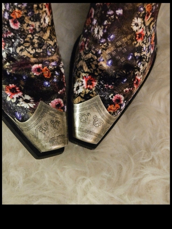 Free People Brayden Floral Boots - Picture 3 of 6